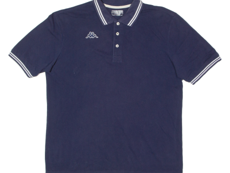 KAPPA Mens Polo Shirt Blue XL For Cheap