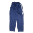 ADIDAS Mens Track Pants Blue Straight L W26 L28 For Cheap