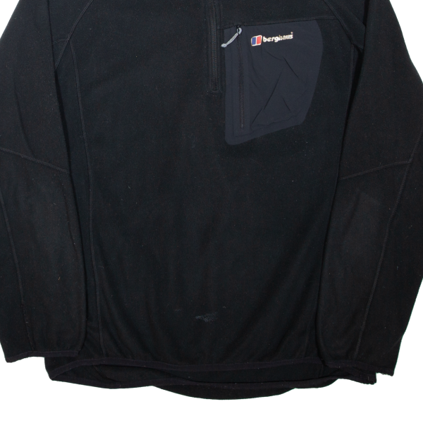 BERGHAUS Mens Fleece Black 1 4 Zip XL For Cheap