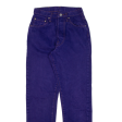 CIMARRON Womens Jeans Purple Regular Straight W24 L28 Hot on Sale