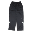 AIR JORDAN Mens Track Pants Black Wide-Leg L W28 L29 For Cheap