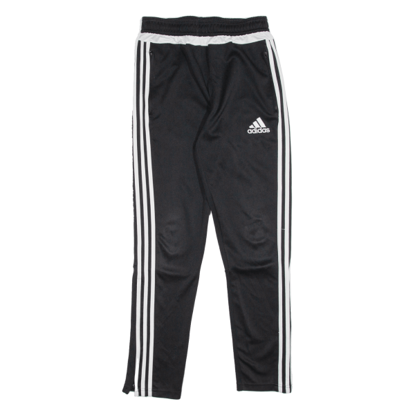 ADIDAS Boys Track Pants Black Straight 13-14Y W26 L29 Online now