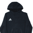 ADIDAS Boys Black Hoodie 13-14Y Online now