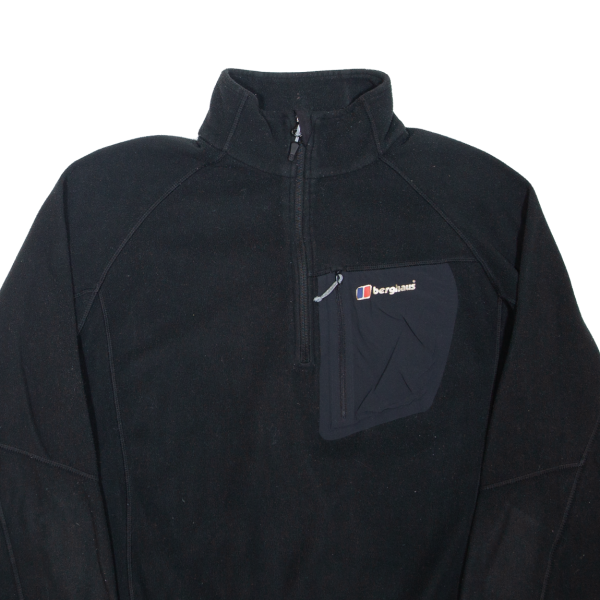 BERGHAUS Mens Fleece Black 1 4 Zip XL For Cheap