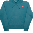 CHAMPION REVERSE WEAVE Womens Blue Hoodie S Online Hot Sale