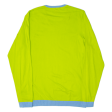 ADIDAS Mens Jumper Green V-Neck Tight Knit L Online Sale