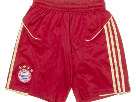 ADIDAS FC Bayern Munchen 2012-13 Home Mens Sports Shorts Red S W24 Fashion