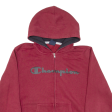 CHAMPION Mens Red Hoodie M Fashion