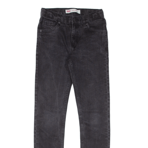 LEVI S 510 Jeans Boys Black Slim Skinny W26 L29 For Sale