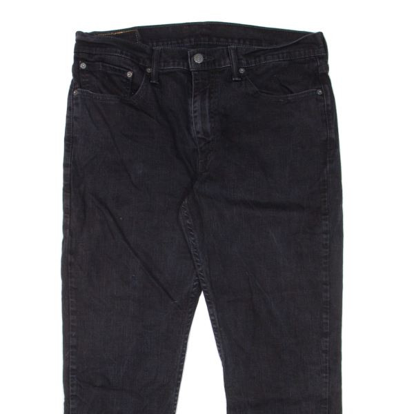 LEVI S 514 Jeans Mens Black Slim Straight W36 L25 Hot on Sale