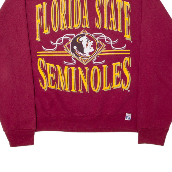 7 Florida State Seminoles Mens Sweatshirt Red USA L Cheap