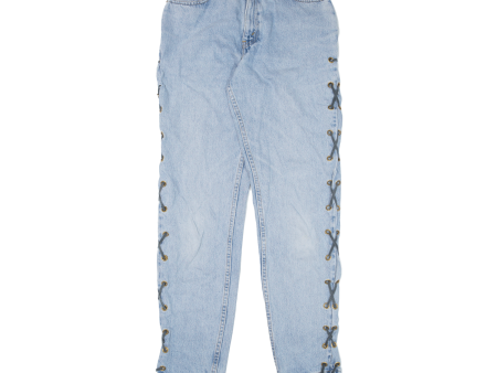 LEVI S Reworked Womens Jeans Blue Regular Mom 90s W26 L30 Online Hot Sale