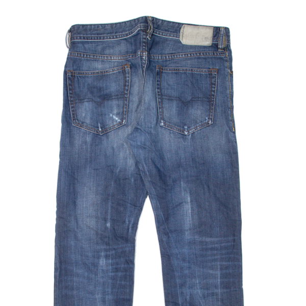 DIESEL Buster Mens Jeans Blue Slim Tapered Stone Wash W31 L28 Online Hot Sale