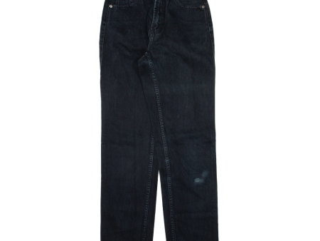 TEDDY S Womens Jeans Black Regular Tapered W24 L30 For Sale