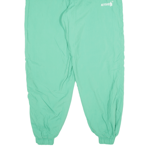 ATTIBO Mens Track Pants Green 90s Tapered M W28 L29 Online now