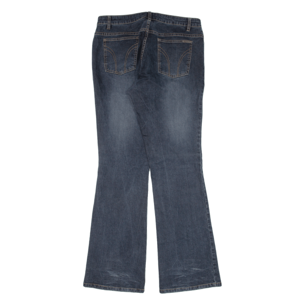 TEDDY S Womens Jeans Blue Regular Flared W32 L31 Online Hot Sale