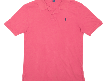 POLO RALPH LAUREN Boys Polo Shirt Red L Hot on Sale