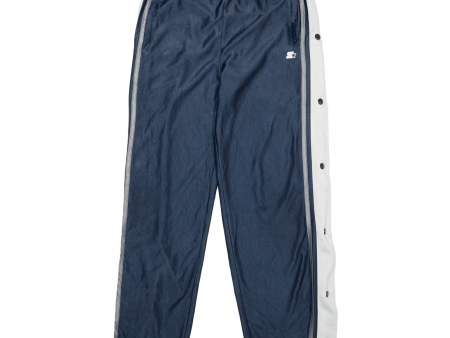 STARTER Boys Track Pants Blue Straight XL W30 L28 on Sale