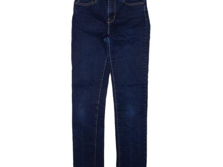 LEVI S 724 High Rise Womens Jeans Blue Slim Straight W25 L32 on Sale