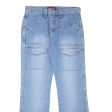 BIAGGINI Womens Jeans Blue Regular Bootcut Stone Wash W31 L29 Online Hot Sale