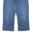 LEVI S Low Sloutch Crop Womens Jeans Blue Regular Straight Stone Wash W31 L21 Online Sale