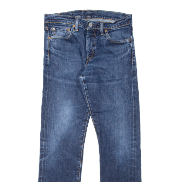 LEVI S 511 Jeans Mens Blue Slim Straight Stone Wash W32 L23 Sale