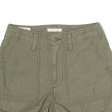 LEVI S Ribcage BIG E Womens Chino Shorts Green Slim S W28 Online