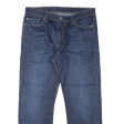 LEVI S 504 Jeans Mens Blue Regular Straight Stone Wash W33 L26 Hot on Sale