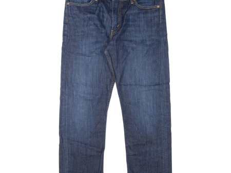 LEVI S 504 Jeans Mens Blue Regular Straight Stone Wash W33 L26 Hot on Sale