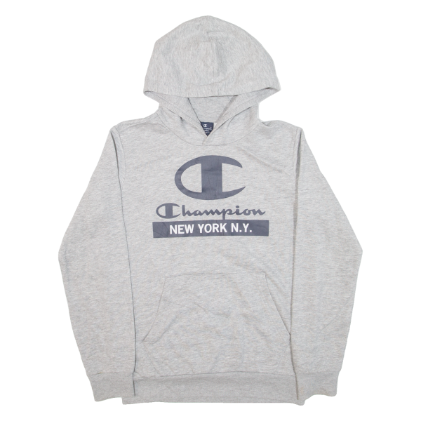 CHAMPION New York Boys Grey Hoodie USA 13-14Y For Sale