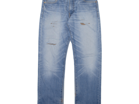 LEVI S 504 Jeans Mens Blue Regular Straight W33 L32 Online now