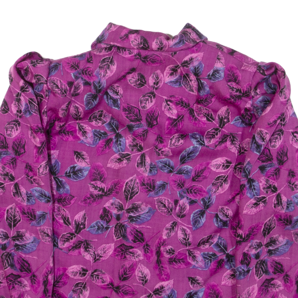 Womens Shirt Pink Floral Long Sleeve M Online Sale