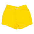 TEDDY S Womens Denim Shorts Yellow Slim 90s XS W25 For Discount