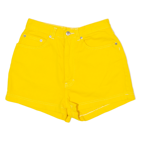 TEDDY S Womens Denim Shorts Yellow Slim 90s XS W25 For Discount