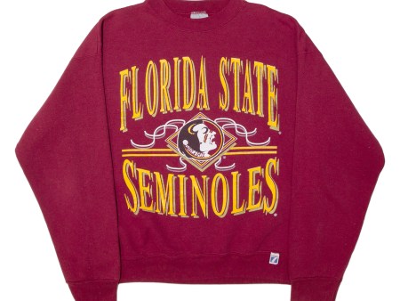 7 Florida State Seminoles Mens Sweatshirt Red USA L Cheap