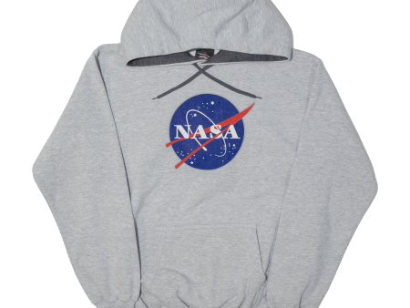 PRAIRIE MOUNTAIN Nasa Mens Grey Hoodie S Sale