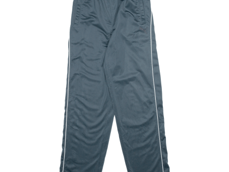 PUMA Boys Track Pants Grey Straight L W26 L27 Hot on Sale