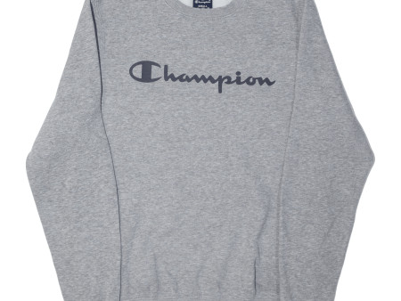 CHAMPION Mens Sweatshirt Grey S Supply