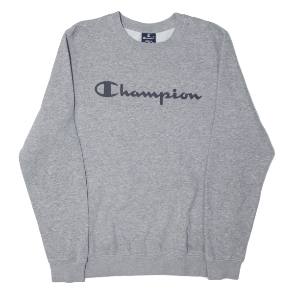 CHAMPION Mens Sweatshirt Grey S Supply