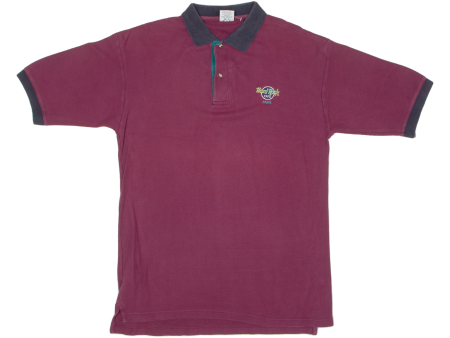 HARD ROCK CAFE Paris Mens Polo Shirt Maroon M Discount