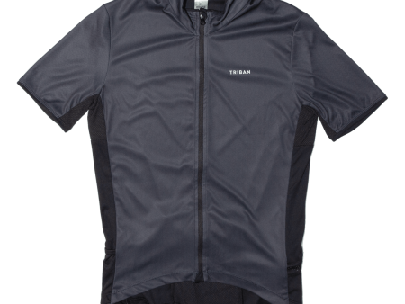 TRIBAN Cycling Full Zip Mens Jersey Black High Neck M Online Hot Sale