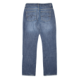 TEDDY S Womens Jeans Blue Regular Straight Stone Wash W30 L32 Online Sale