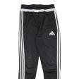 ADIDAS Boys Track Pants Black Straight 13-14Y W26 L29 Online now