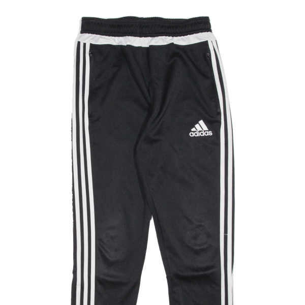 ADIDAS Boys Track Pants Black Straight 13-14Y W26 L29 Online now