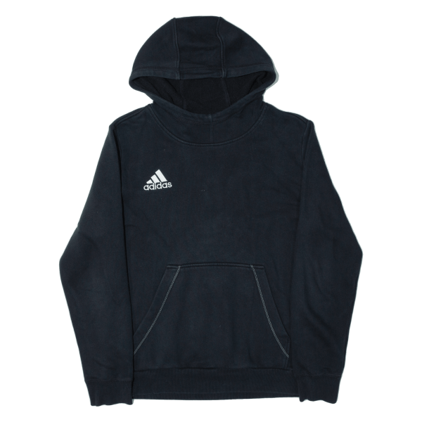 ADIDAS Boys Black Hoodie 13-14Y Online now