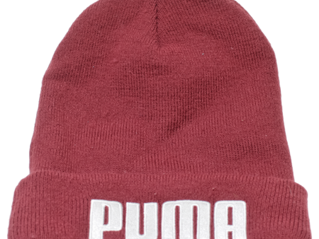 PUMA Mens Beanie Maroon Sale