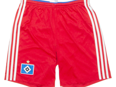 ADIDAS Hamburger SV 2014-15 Home Boys Sports Shorts Red L W26 Online now