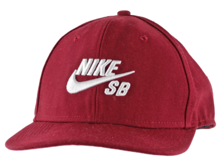 NIKE SB Mens Snapback Cap Maroon For Sale