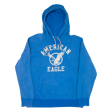 AMERICAN EAGLE Mens Blue Hoodie USA L Online Hot Sale