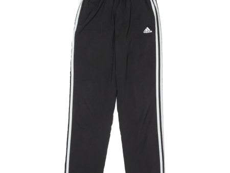 ADIDAS Mesh Lined Womens Track Pants Black Straight S W24 L30 Supply